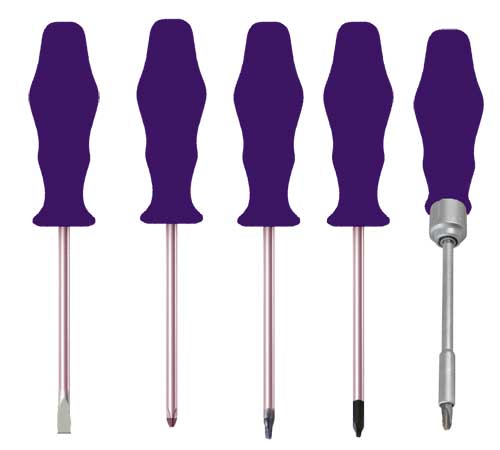 Types of woodworking screwdrivers and their uses