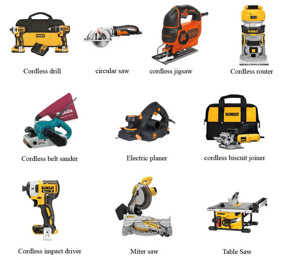 what power tools do carpenters use? 2