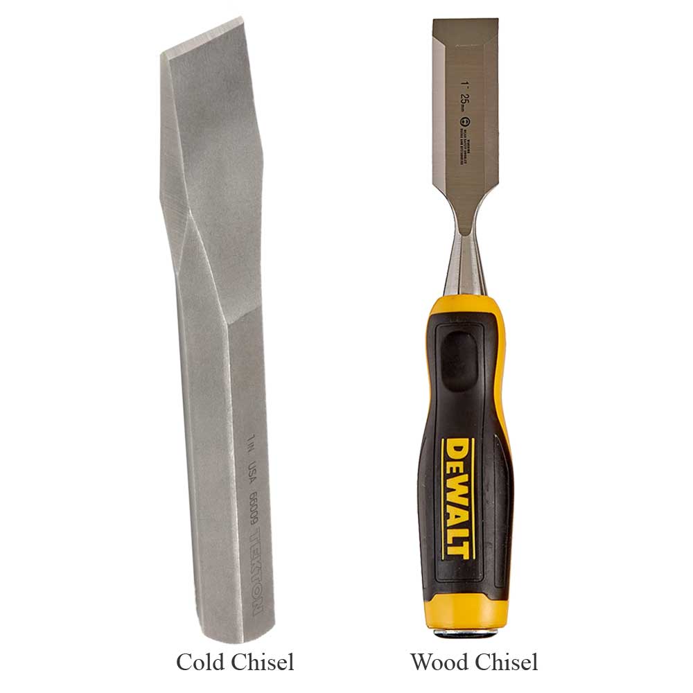 Wood Chisel vs Cold Chisel
