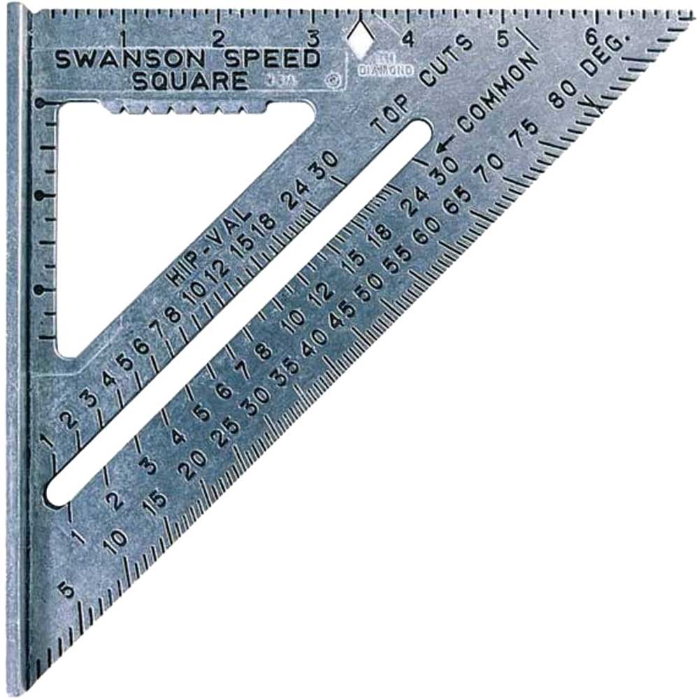 Woodworking triangle ruler