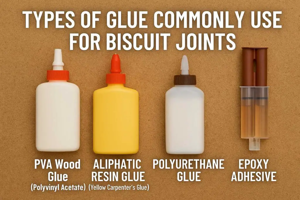 Types of Glue Commonly Used for Biscuit Joints