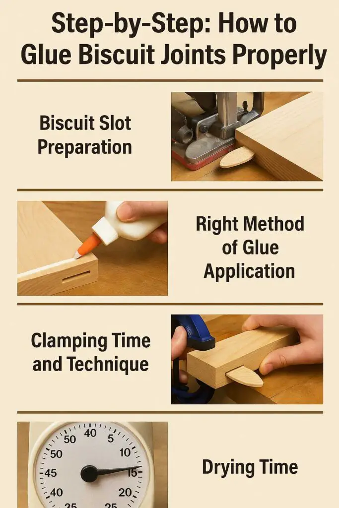 How to Glue Biscuit Joints Properly